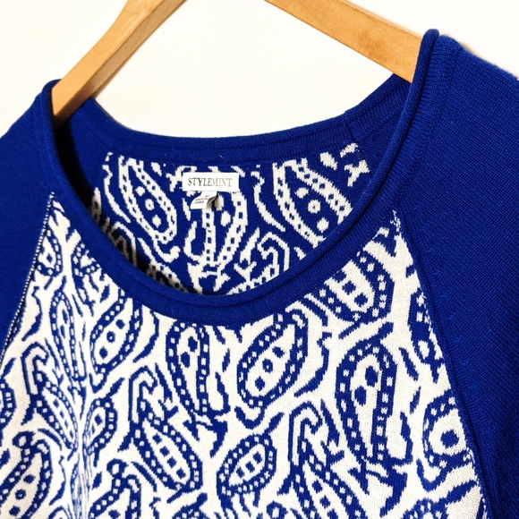 stylemint oversized paisley sweater - Picture 3 of 3